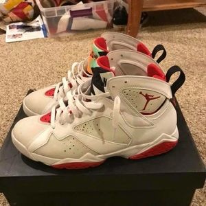Jordan 7 retro hares  size 9